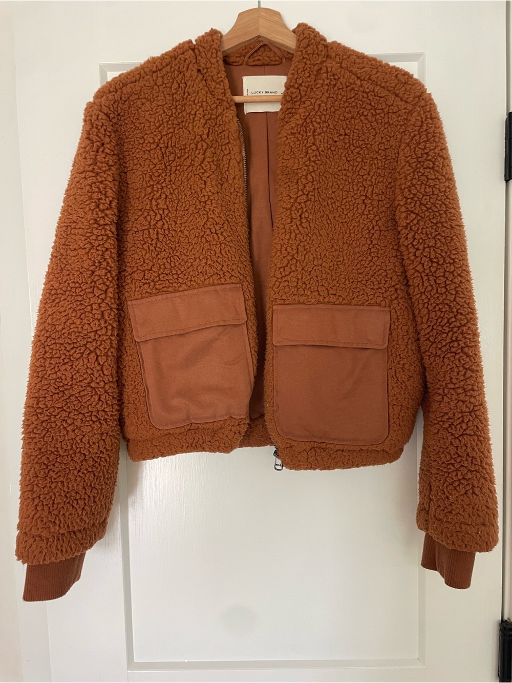 Lucky Brand Cozy Sherpa Zip Jacket